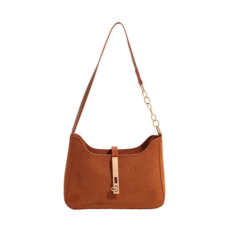 This 2024 retro new design is stylish and stylish, popular for casual winter. It features a simple lockable crossbody single-shoulder bag for women Item Picture