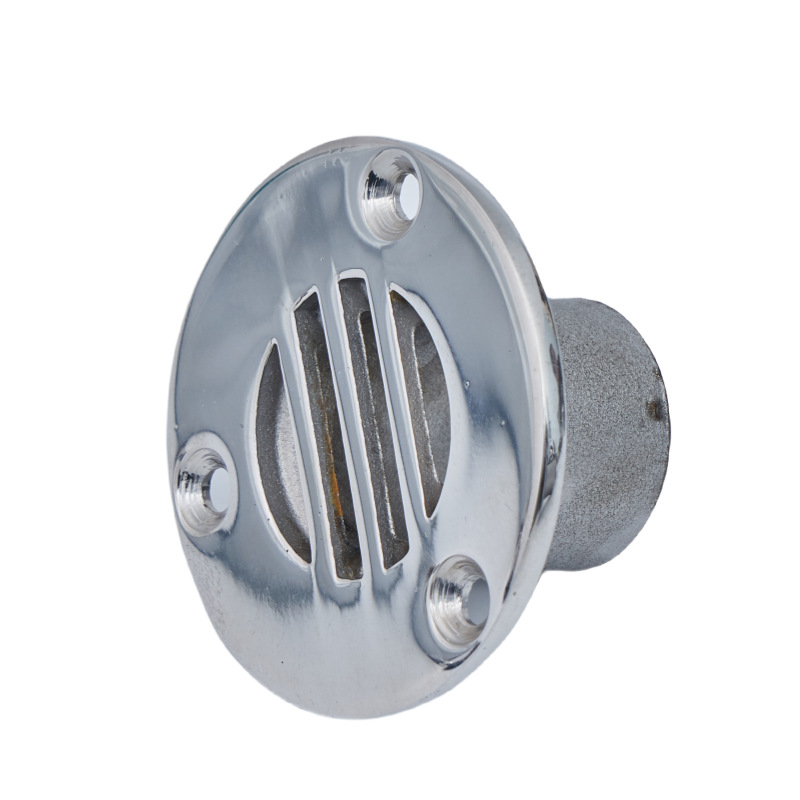 Marine stainless steel floor drain, 316 corrosion-resistant, thickened round deep water casting integrated bathroom floor drain Item Picture