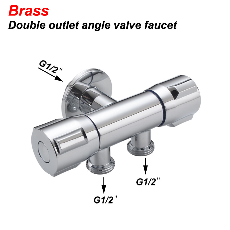 Factory direct sales of multi-functional toilet, dual-outlet, dual-use Angle valve bracket, one-inlet and two-outlet water separator, and feminine washbasin set full figure