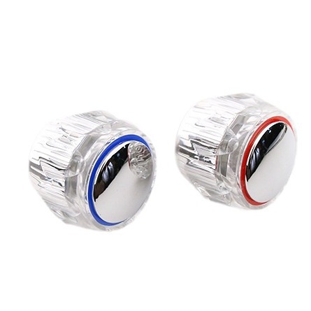 Plastic transparent handwheel for faucet, benzene-permeable plastic handle, acrylic handwheel for bathroom faucet, colored handwheel Item Picture