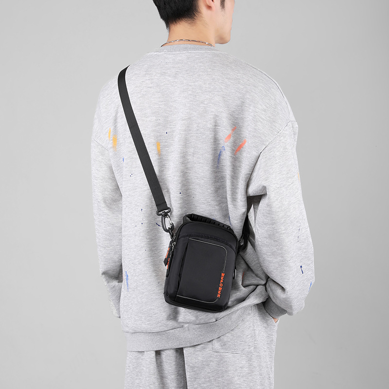 New men's single-shoulder bag, outdoor crossbody bag, multi-functional dual-purpose belt bag, travel small bag, mobile phone waist bag details Picture