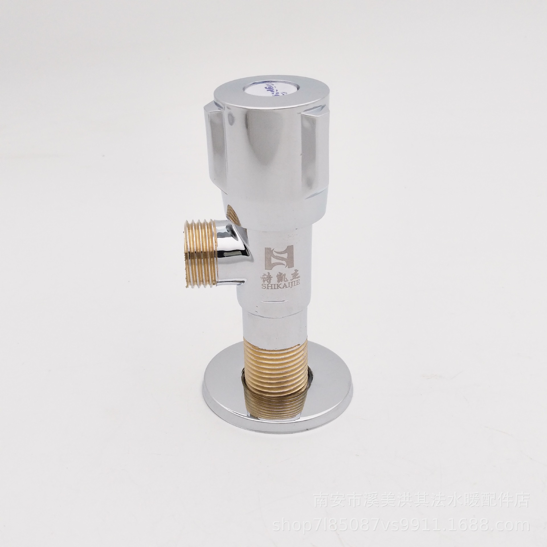 Copper Angle valve, Shikaijie copper tooth three-wheel Angle valve, sanitary ware, bathroom faucet, water stop valve, leak-proof valve full figure