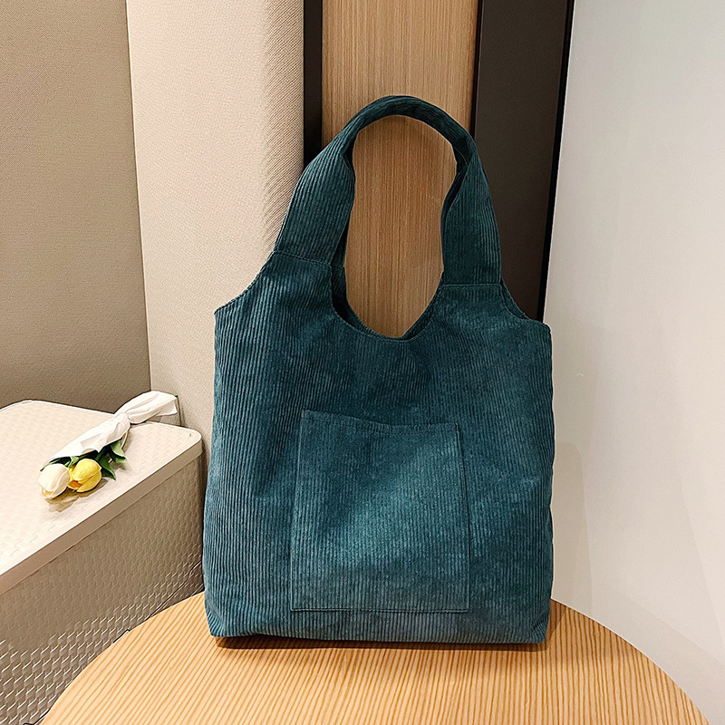 Cross-border Korean style Instagram simple handbag for girls' school style 2024 new large-capacity student single-shoulder canvas bag full figure