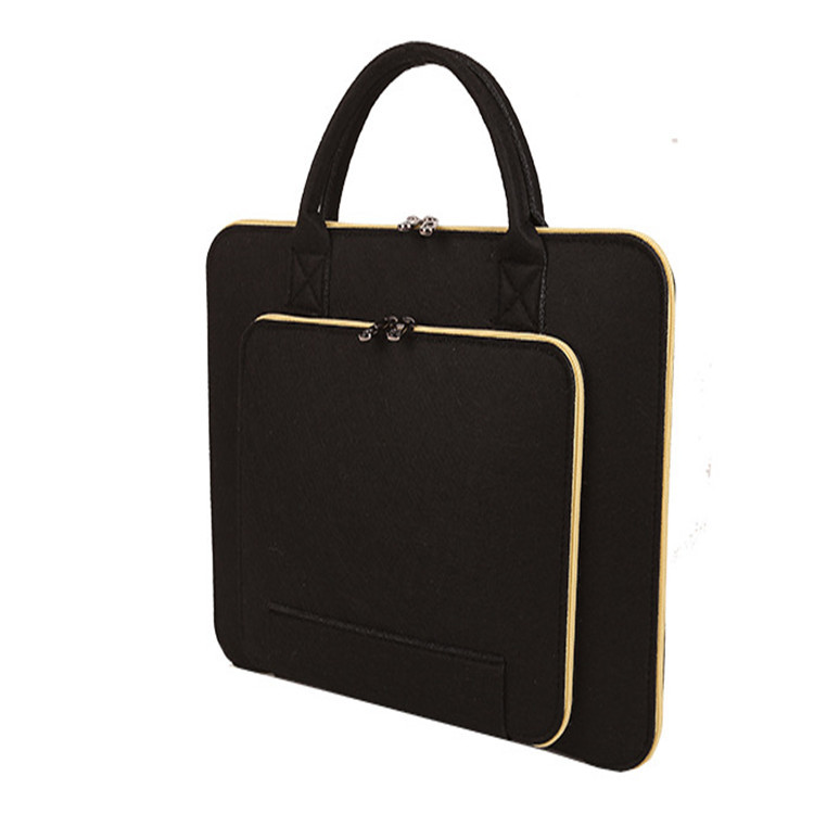 In-stock computer bag, fashionable hand-held case, tablet Apple wool felt shockproof 13-inch laptop inner liner computer bag Item Picture