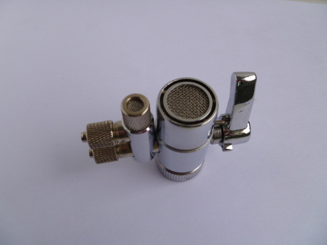 Double-cut switch M22 for water purifier, 2-minute double-cut valve, countertop water purifier, water distributor, faucet conversion valve Specification drawing