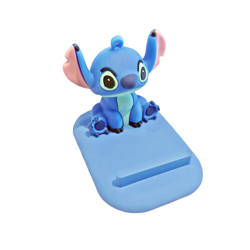 Wholesale of new cute desktop cartoon figurines, cartoon lazy phone stands, claw machines and blind box gifts from Stitch Item Picture