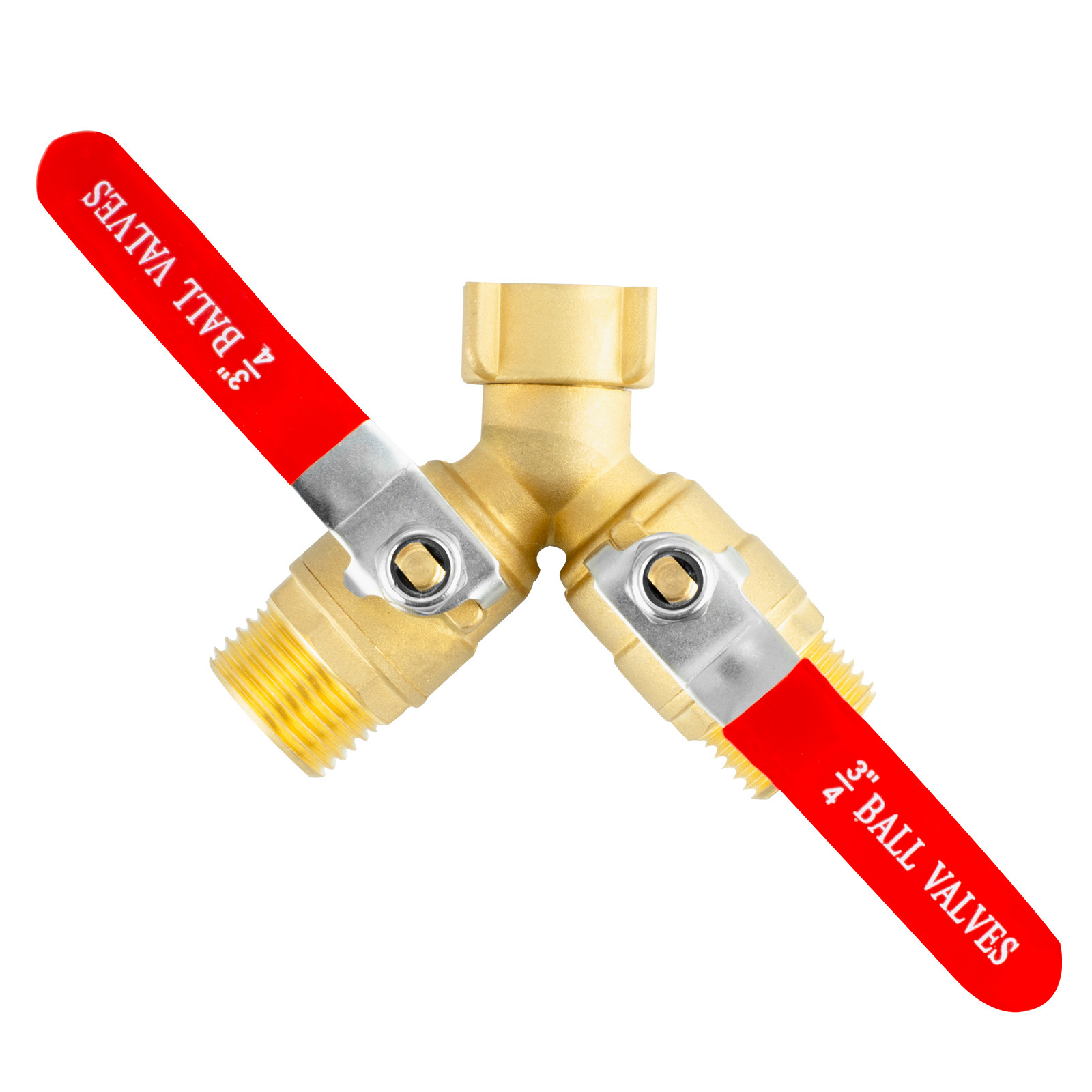 Cross-border US-made brass Y valve hose distributor 3/4GHT garden hose threaded all-copper double-way valve Application Scenario
