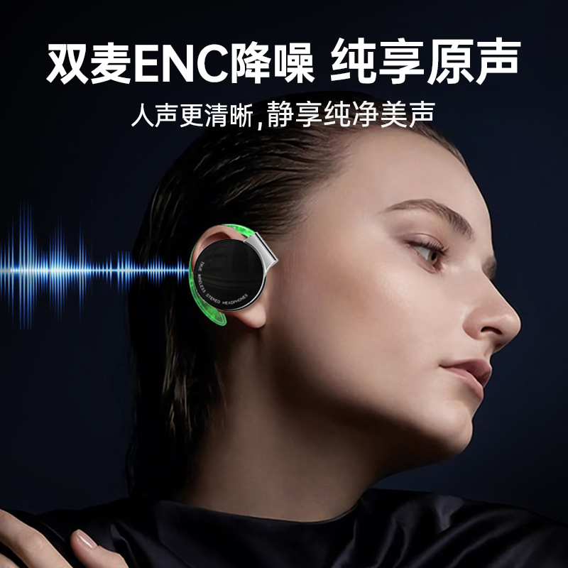 F2 Cross-border bestseller TWS wireless sports music headphones, new noise-cancelling call and running Bluetooth headphones do not fit in the ears Application Scenario
