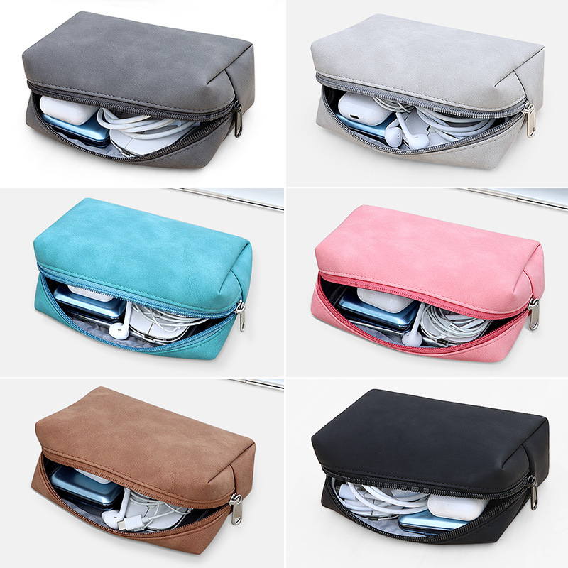 Data cable storage box, digital charger, hard disk, earphone, mouse accessory storage bag, power bank storage Item Picture