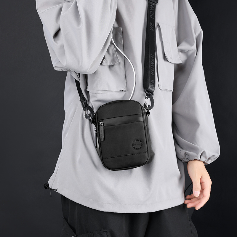 WEPOWER's new men's crossbody bag, mini single-shoulder bag, mobile phone bag and multi-functional waist bag details Picture