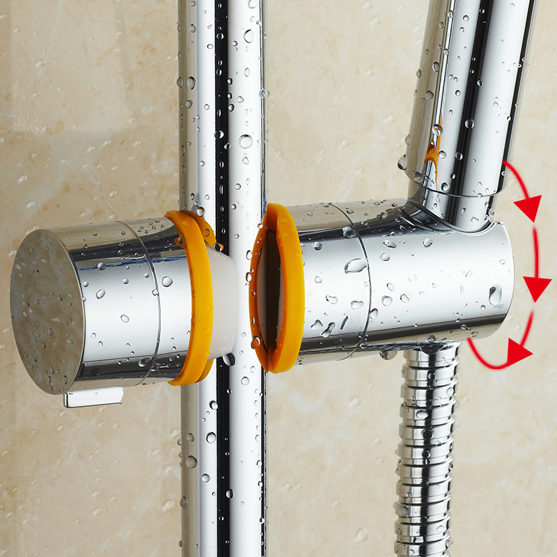 Shower rod sliding sleeve, shower head fixed seat, lifting rod, adjustable shower head bracket and shower head accessories wholesale shower heads Specification drawing