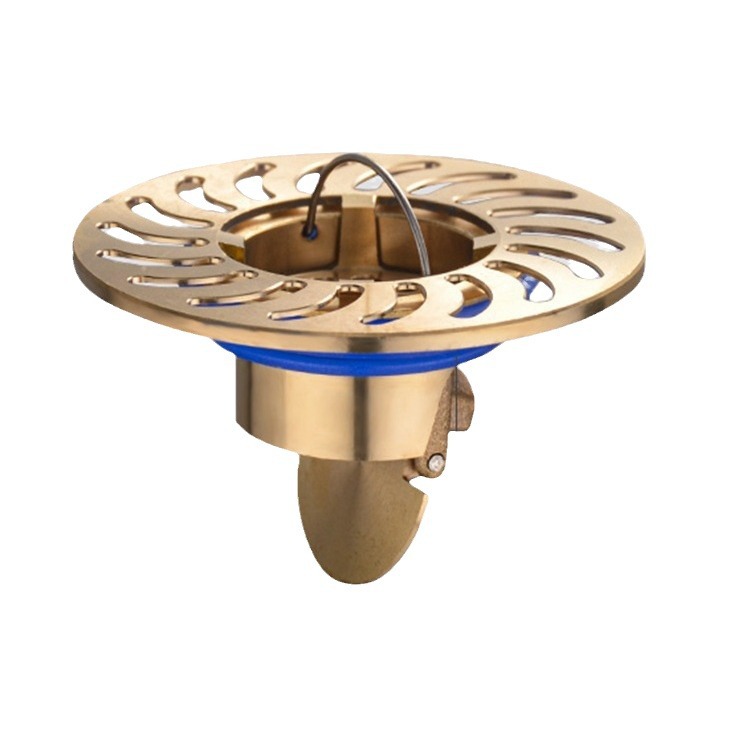 Large filter screen anti-odor floor drain, bathroom sewer anti-odor backflow wonder. The sealing cover is made of all-copper universal inner core to prevent odor backflow Item Picture