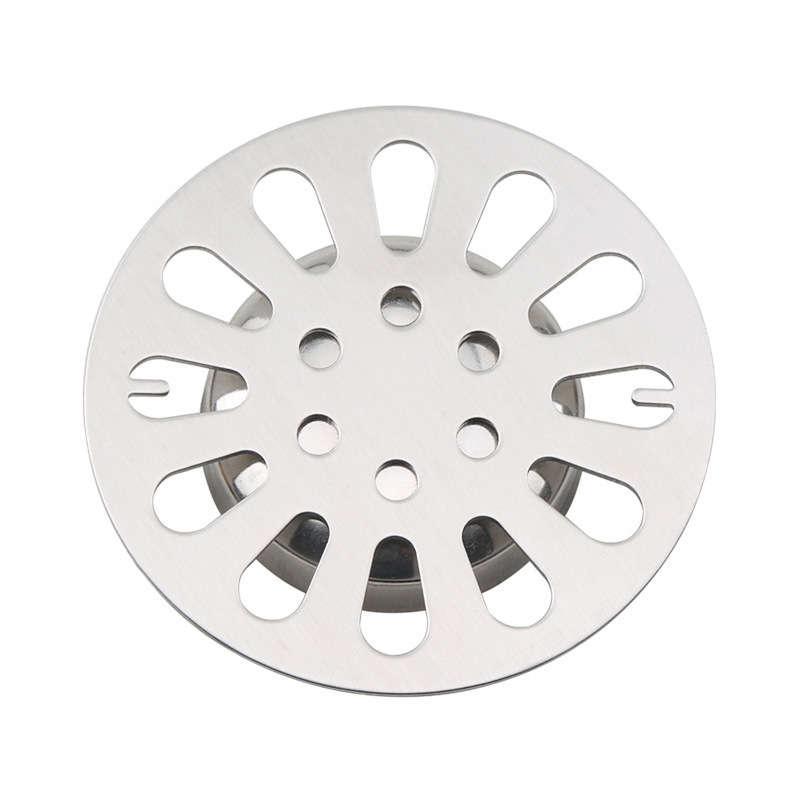 Round floor drain cover with bowl, stainless steel bathroom and toilet anti-odor sewer sealing cover plate, filter screen Item Picture