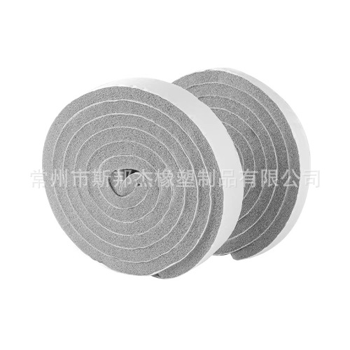 Door and window windproof sealing strips, PU thermal windproof window sponge strips, door gap sound insulation PU grey sponge strips Application Scenario