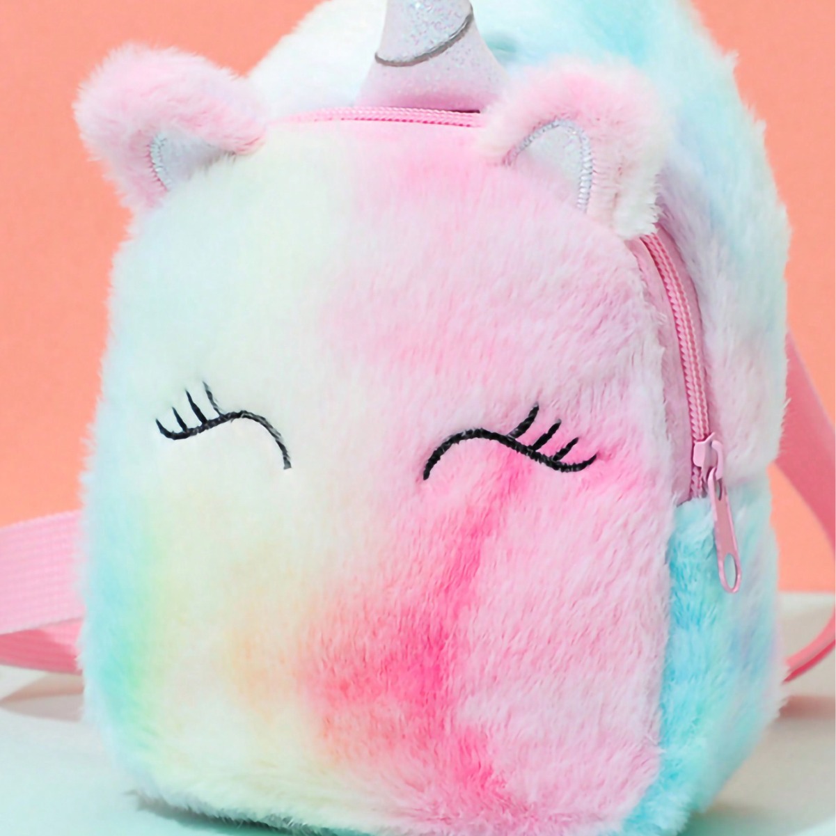 New cross-border unicorn cartoon children's chest bag, single-shoulder bag, crossbody bag, cute girl's small change backpack, chest bag full figure