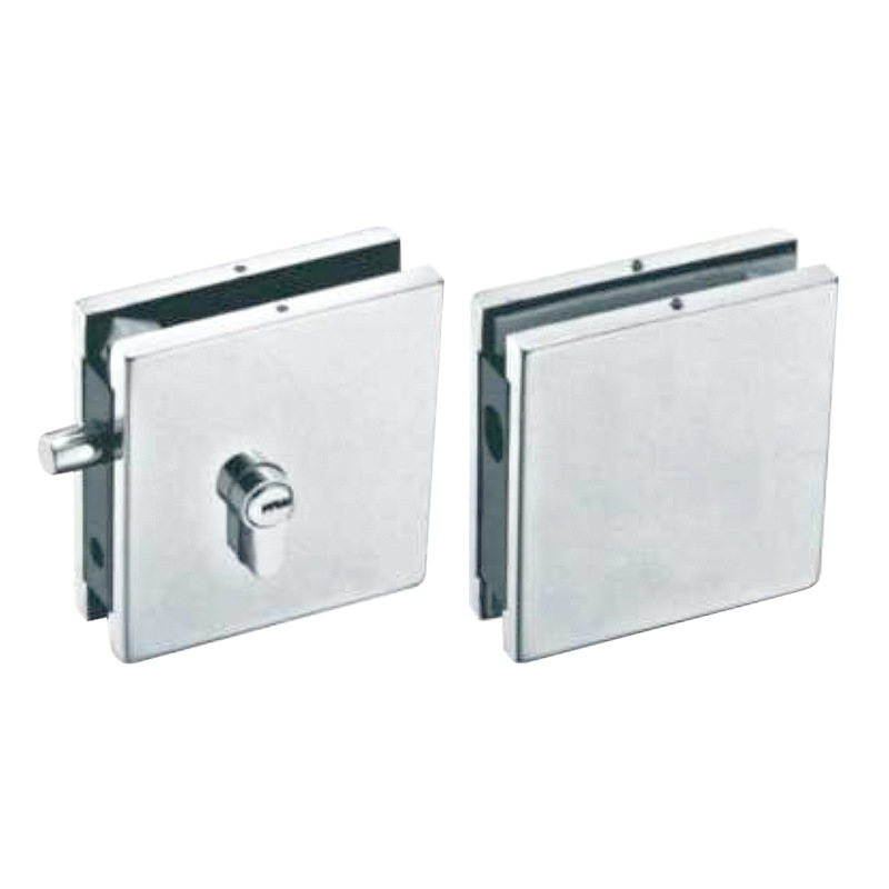 Stainless steel glass door lock, bathroom door, office door, stainless steel door, double-layer lock manufacturer, double-door lock head Application Scenario