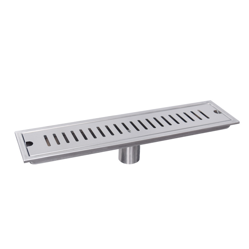 304 stainless steel rectangular floor drain, thickened bathroom, shower room, anti-odor, balcony, large-flow long strip floor drain Item Picture