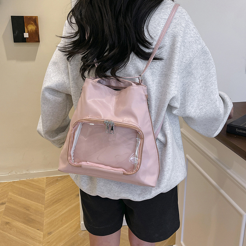 Japanese-style ballet-style ribbon pain bag, big appetite smug pain bag, 2D soft girl tote bag, relaxed single-shoulder bag Specification drawing
