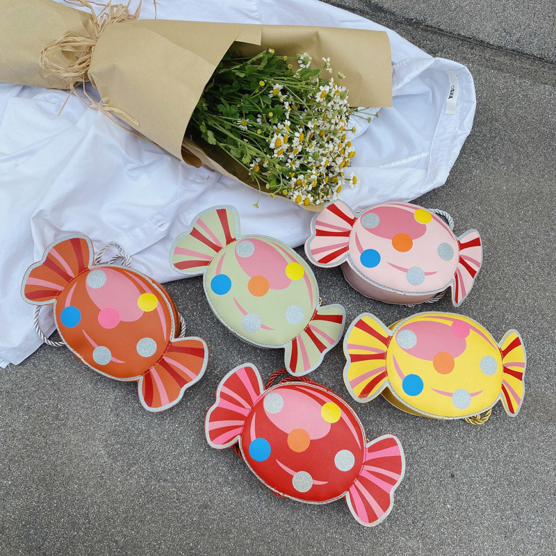 Children's Bag 2020 Summer New single-shoulder bag, cute candy mini crossbody bag, trendy boys' and girls' Korean cartoon bag details Picture