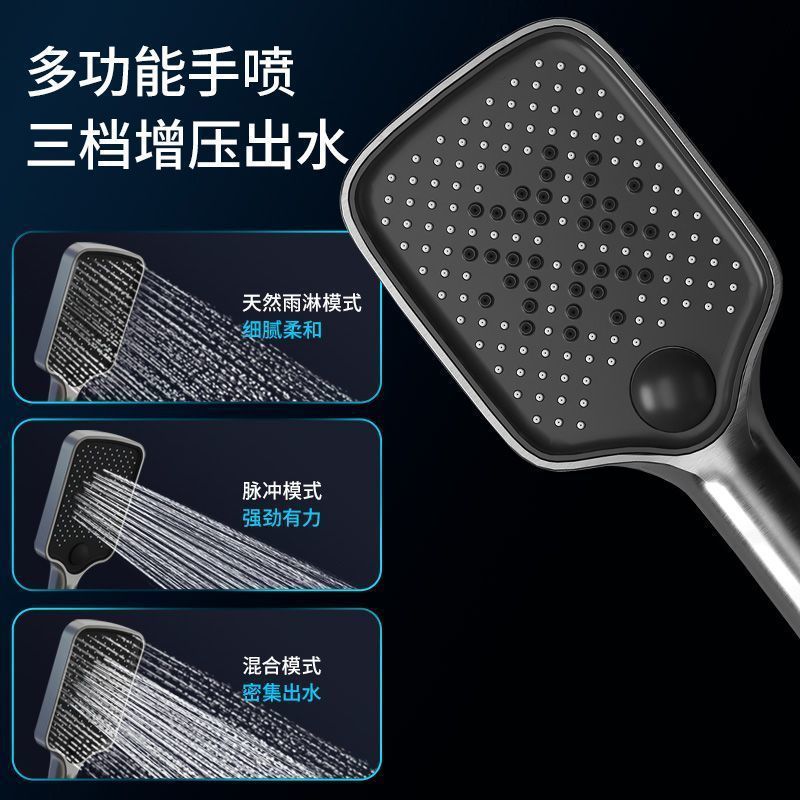 A complete set of shower heads for bathrooms with constant temperature and pressure increase, copper main body nozzles, from a manufacturer on Amazon Item Picture