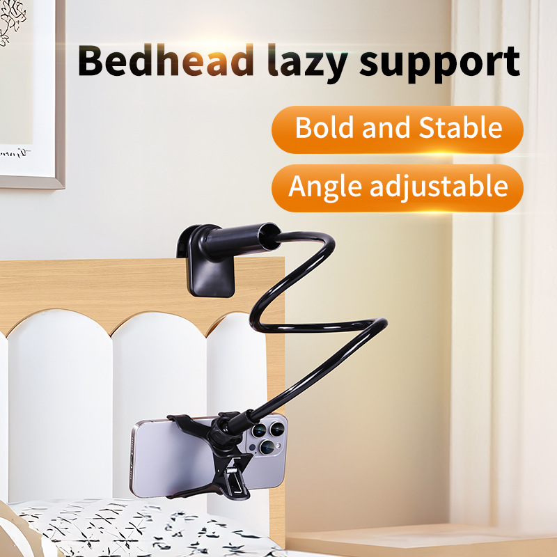 Cross-border mobile phone lazy person stand, spiral base, bed and desk lazy person's magic tool, bedside mobile phone and tablet stand details Picture