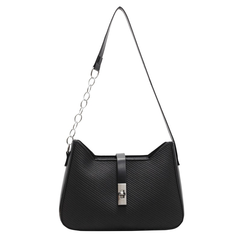 French niche design bag for women 2025 new trendy and fashionable underarm bag with a stylish texture and a hand-held baguette bag Item Picture