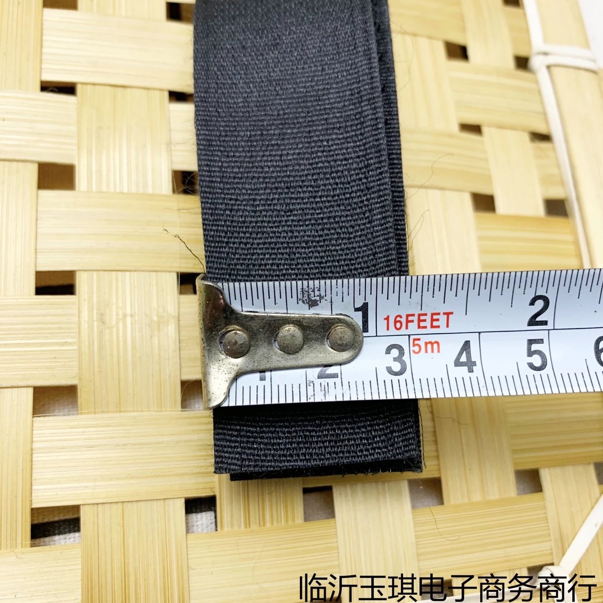 1-meter-long black adhesive chain nylon back-to-back Velcro for one or two yuan in general merchandise wholesale details Picture