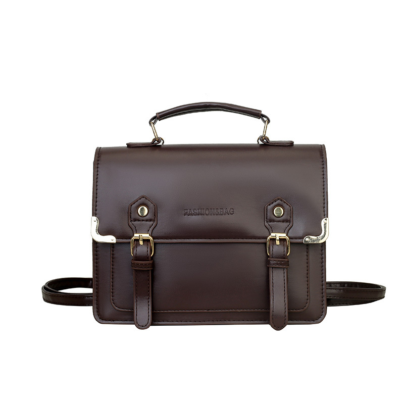 Fashionable college bag, high-quality bag, versatile backpack for women's official documents, large-capacity commuting crossbody bag, cross-border trend Item Picture