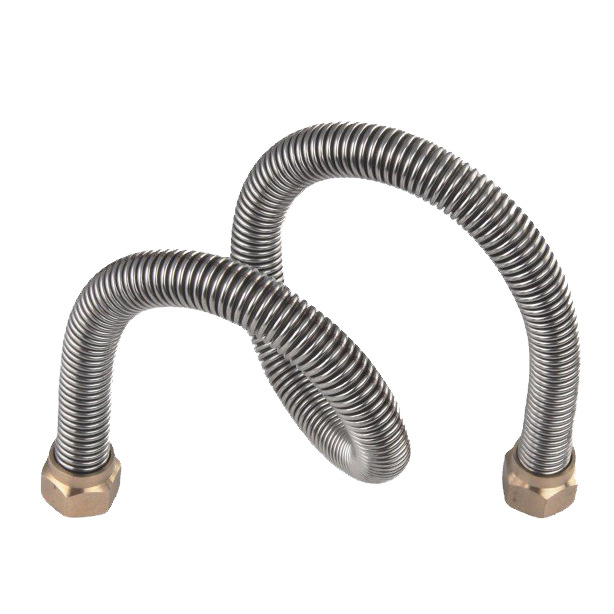 4 points 304 stainless steel encrypted corrugated pipe solar water heater cold and hot water inlet pipe high-temperature resistant explosion-proof encrypted pipe Item Picture