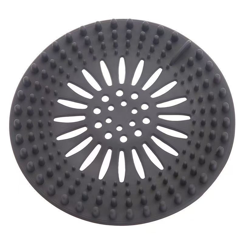 New universal bathroom floor drain cover, floor drain deodorizer, silicone deodorizer pad, sewer odor removal wonder Item Picture