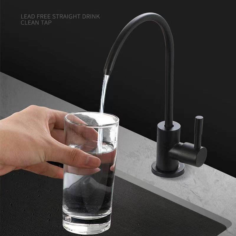 Black water purifier faucet, stainless steel special pure water machine, water purifier faucet, 2-point 4-point 3-point direct drinking faucet Specification drawing