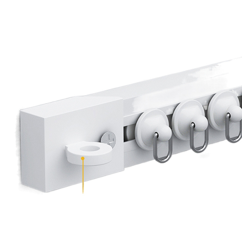 Curtain track, no need for drilling, curtain rod, ultra-thin bed curtain slide rail, inward-opening window, extremely narrow balcony, sunshade curtain nail Item Picture