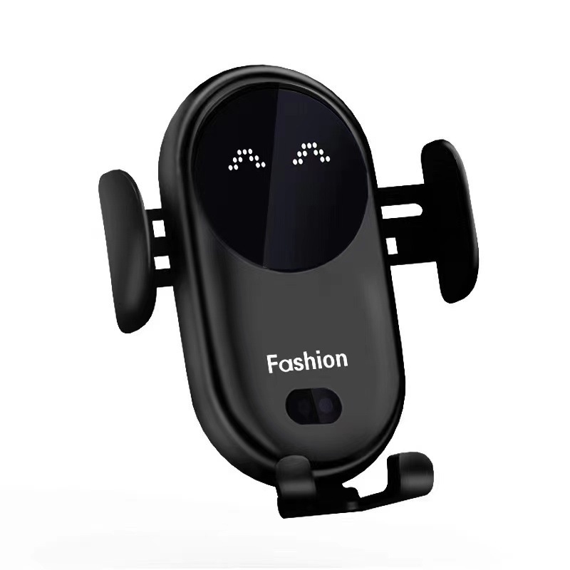 The new S11 smart infrared sensor car wireless charger with 10W/15W fast charging phone stand and sound effect details Picture