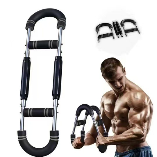 Multi-functional adjustable arm strength device, U-shaped indoor exercise and fitness equipment, wrist strength spring arm strength bar details Picture