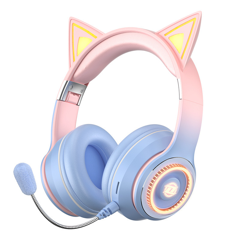 Best-selling in-ear learning headphones, cat ear over-ear headsets, real-time tracking of recitation and karaoke, factory direct sales in stock Item Picture