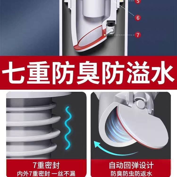 Kitchen drain pipe sealing plug ring, anti-odor backflow wonder device, washing machine drain pipe blocking mouth, anti-backflow valve details Picture