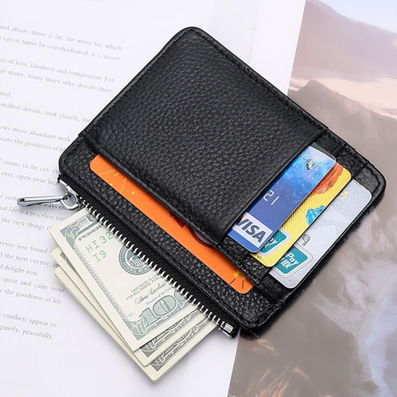 One-piece card bag for men, ultra-thin loose change card bag, card document bag, card position, bank card, driver's license manufacturer, cross-border Specification drawing