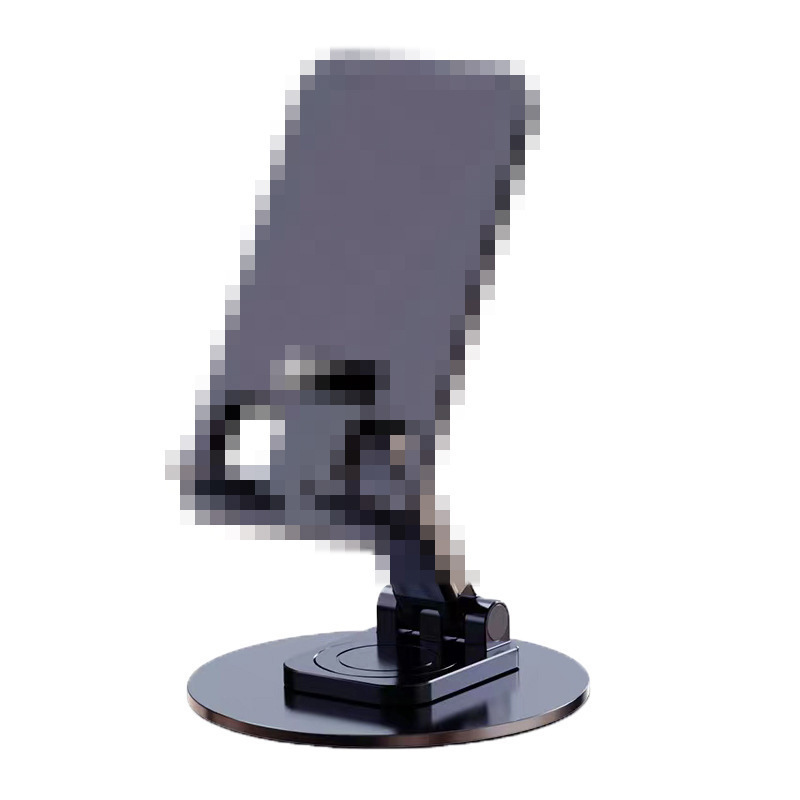 Wholesale of cross-border metal mobile phone stand desktop creative 360-degree lifting, folding and telescopic live streaming tablet support frame Item Picture
