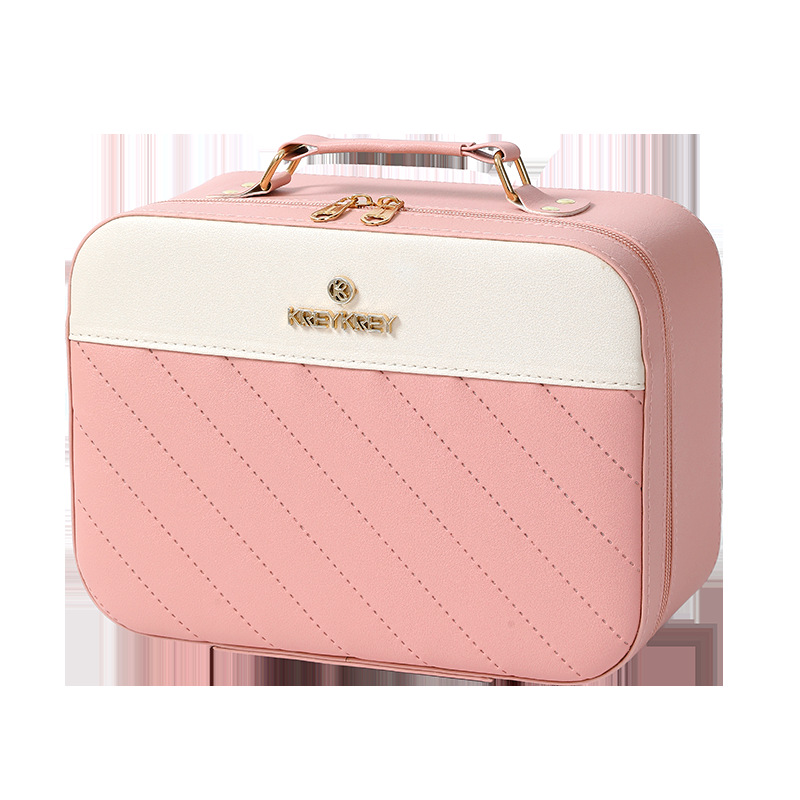 Manufacturer wholesale cosmetic bags, high appearance level, portable large-capacity storage bags, travel hand-held souvenirs, cosmetic cases Item Picture