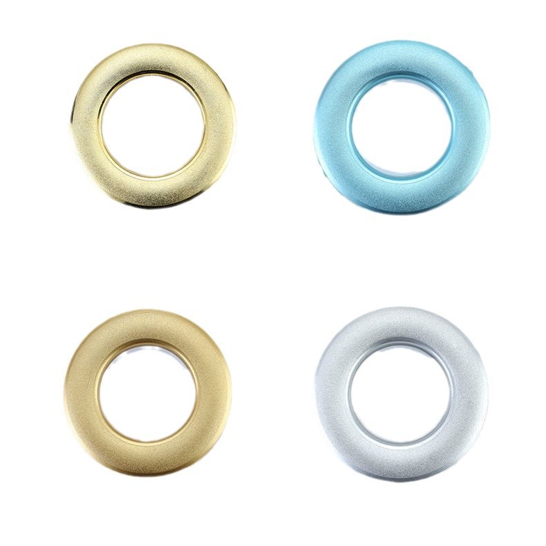 Factory direct delivery of curtain accessories and auxiliary materials, perforated rings, curtain rings, buckle circles, universal thickened silent curtain rings Item Picture