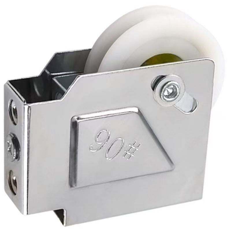 Old-fashioned 90 aluminum alloy door wheels, sliding wheels, rollers, sliding doors, sliding Windows, stainless steel glass Windows, copper wheels, bearing accessories Item Picture