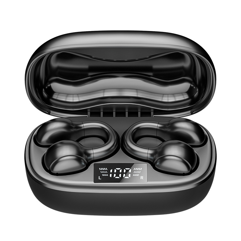 Cross-border bestseller ear-clip Bluetooth headphones, non-in-ear sports mini wireless headphones, private mold in stock in Huaqiangbei Item Picture