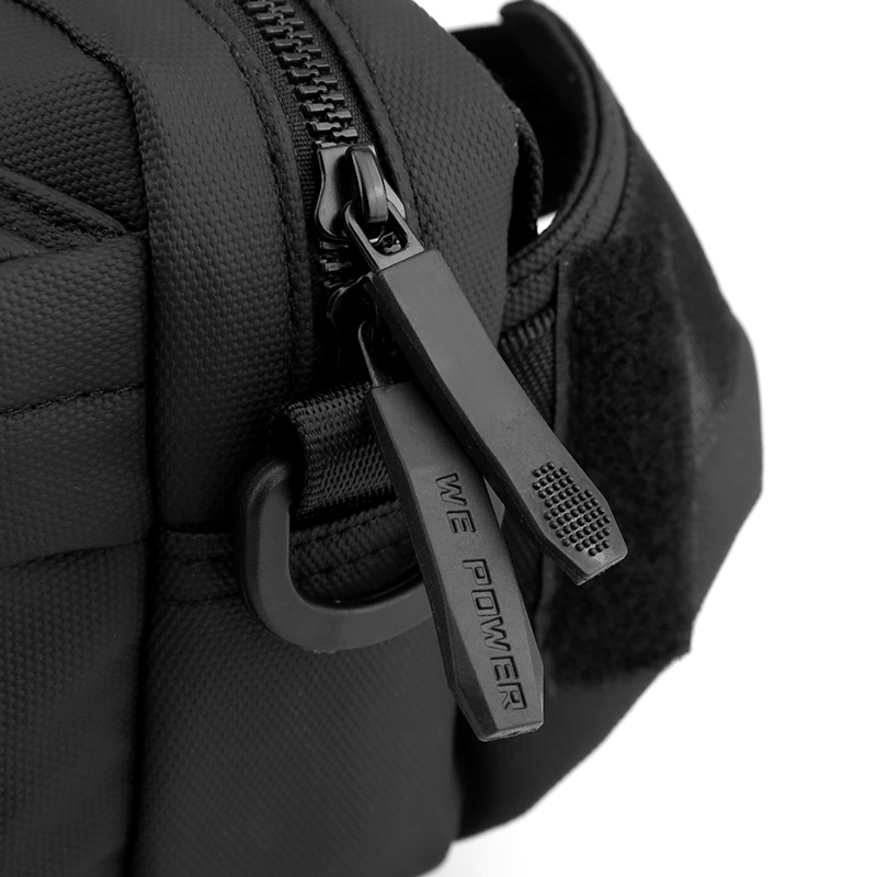 WEPOWER's new trendy nylon fabric crossbody bag is a large-capacity men's fashionable commuting single-shoulder crossbody bag Specification drawing