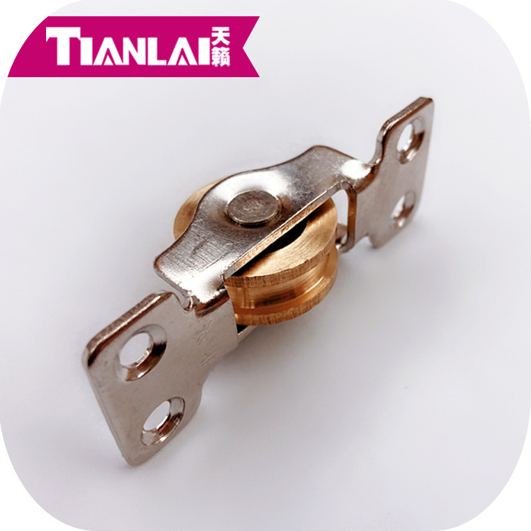 Factory direct sales of medium-sized Beixing Jintian pulley doors and Windows, copper wheels, ground guide wheels, sliding door hoisting wheels and positioning wheels Application Scenario