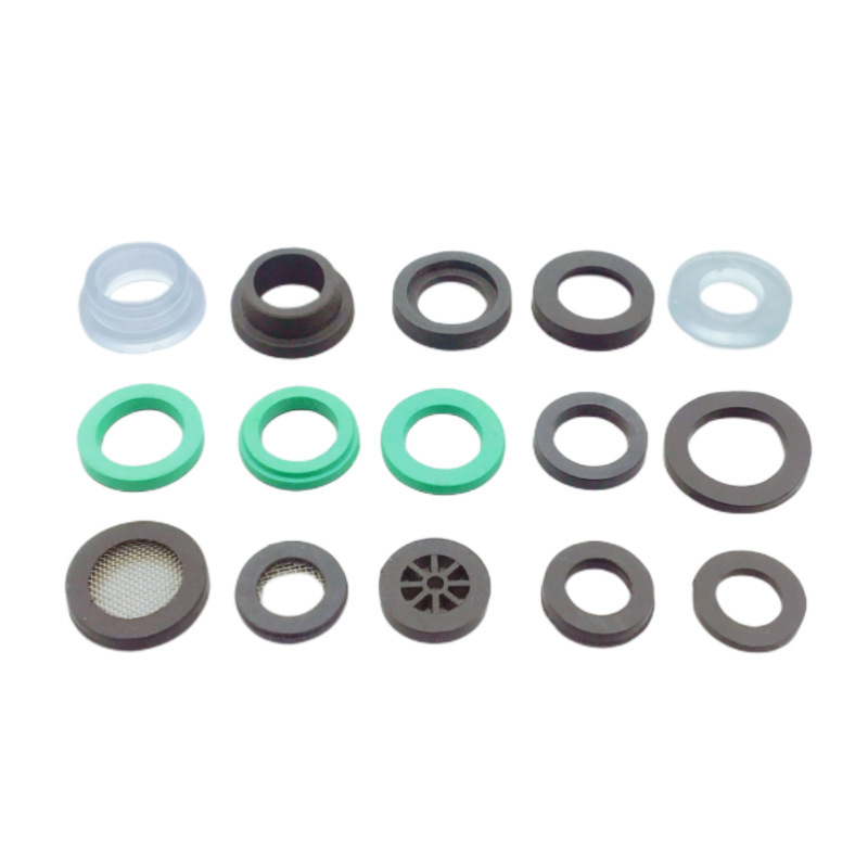 4-point sealing gasket, 6-point silicone gasket, faucet, shower hose, rubber filter, flat gasket, plumbing accessories wholesale Item Picture