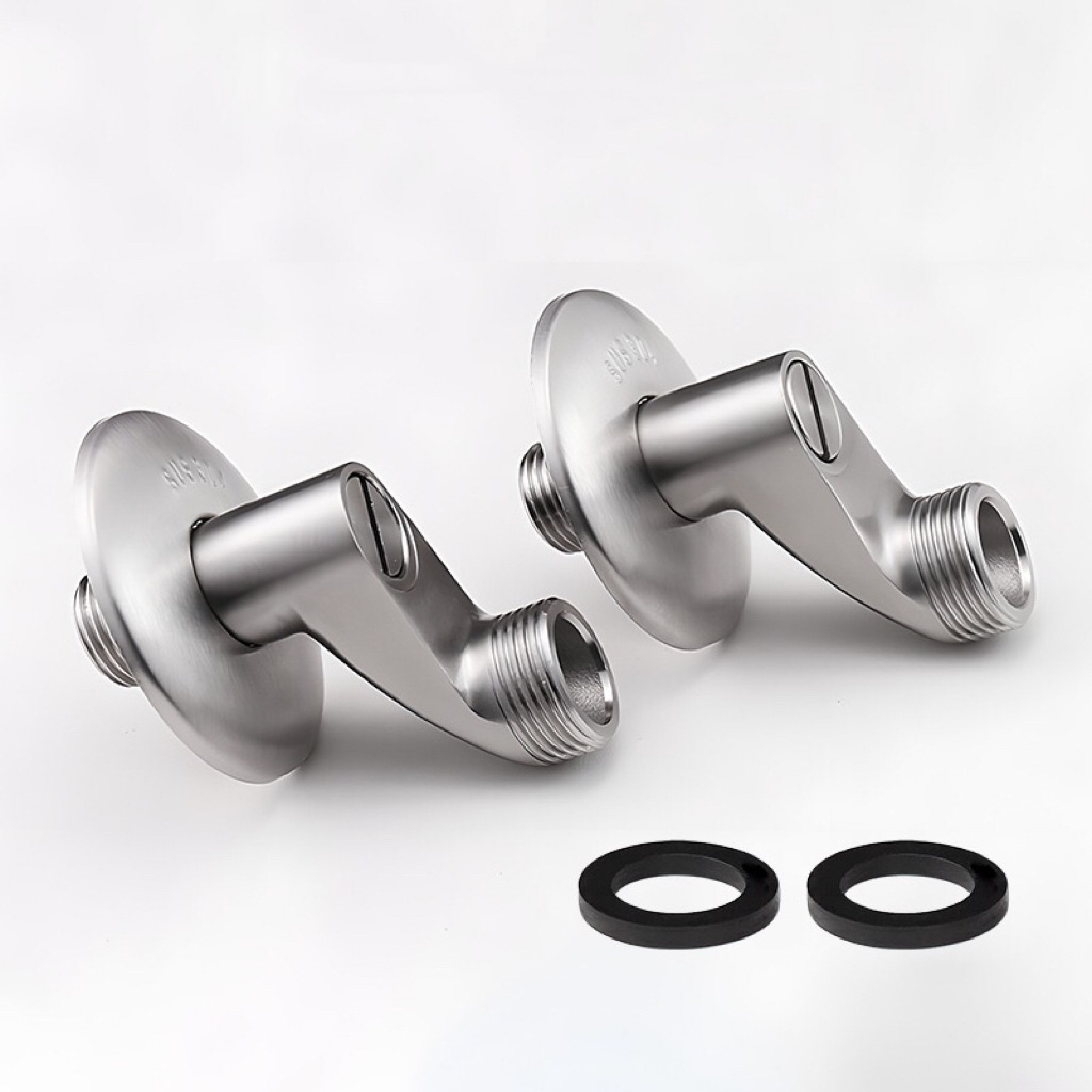 304 stainless steel variable diameter curved foot Taiwan curved foot shower head, bathtub, kitchen double faucet accessories manufacturer Specification drawing