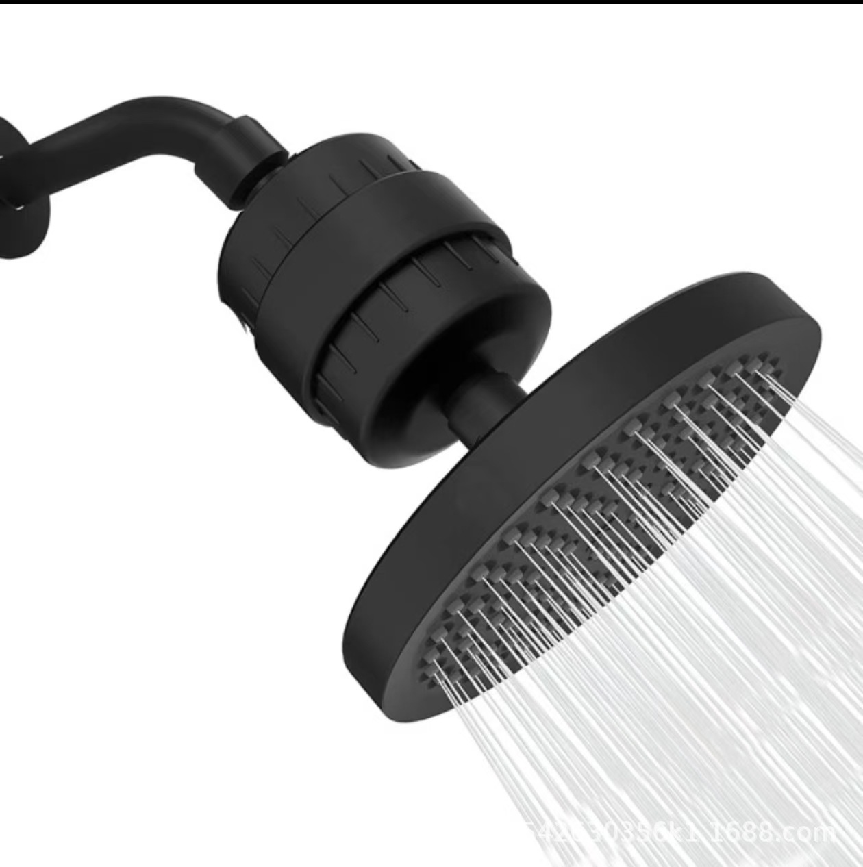 Cross-border Amazon export bestseller: 6-inch shower head, pressurized shower head, top spray, 20-layer filter top spray set details Picture