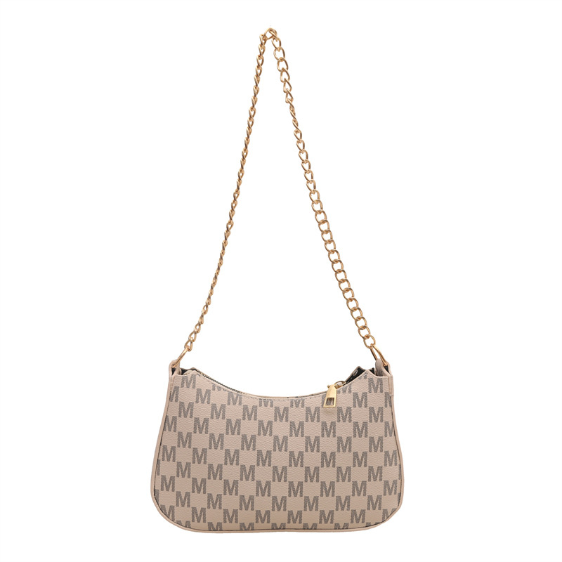 Trendy ladies' bag 2025 New style, European and American retro niche design, underarm bag, fashionable single-shoulder crossbody crescent bag Item Picture