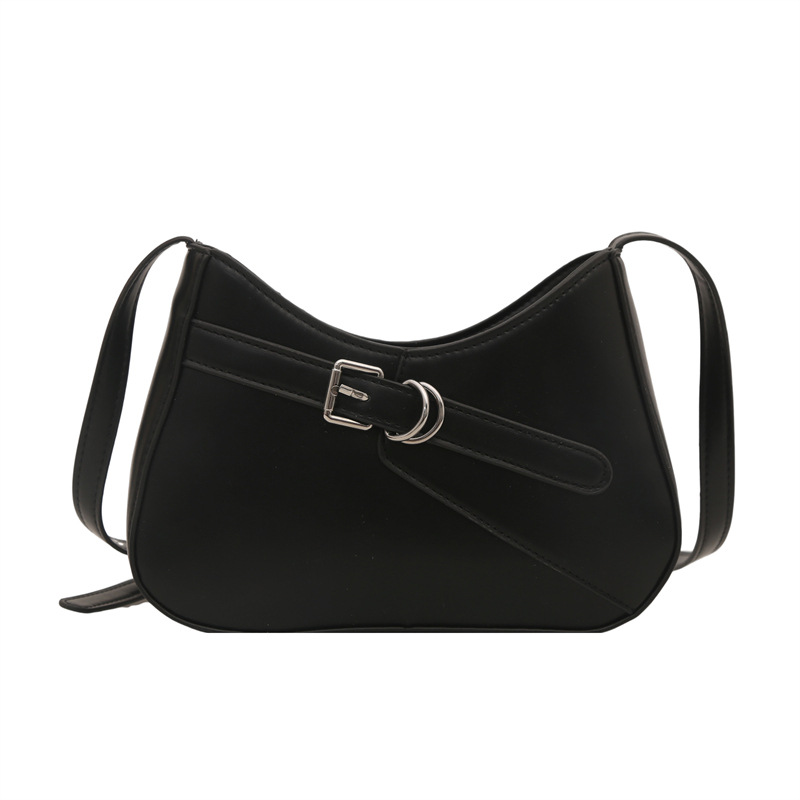 Cross-border fashionable underarm bag for women, Spring 2025 new model motorcycle bag, niche and simple commuting single-shoulder bag Item Picture