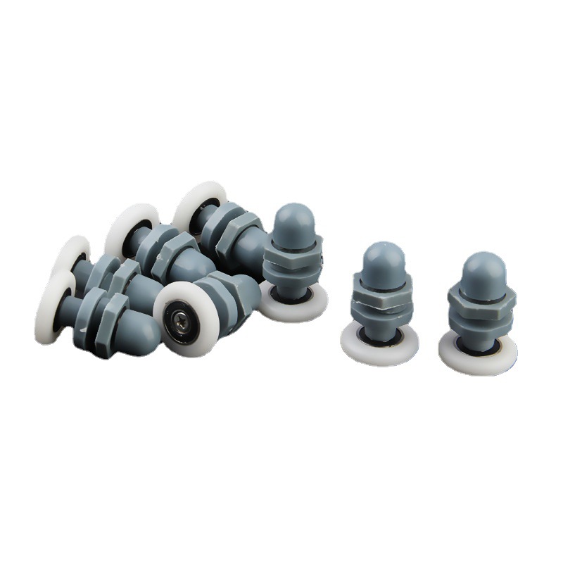 Old-fashioned sliding door wheel accessories, arc sliding door roller, glass door, shower room pulley, bathroom glass door hanging wheel Item Picture